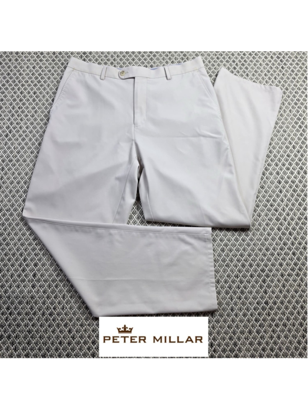 Peter Millar Wicking 4 Golf Pants Mens 35x30 Gray Performance Stretch Trouser